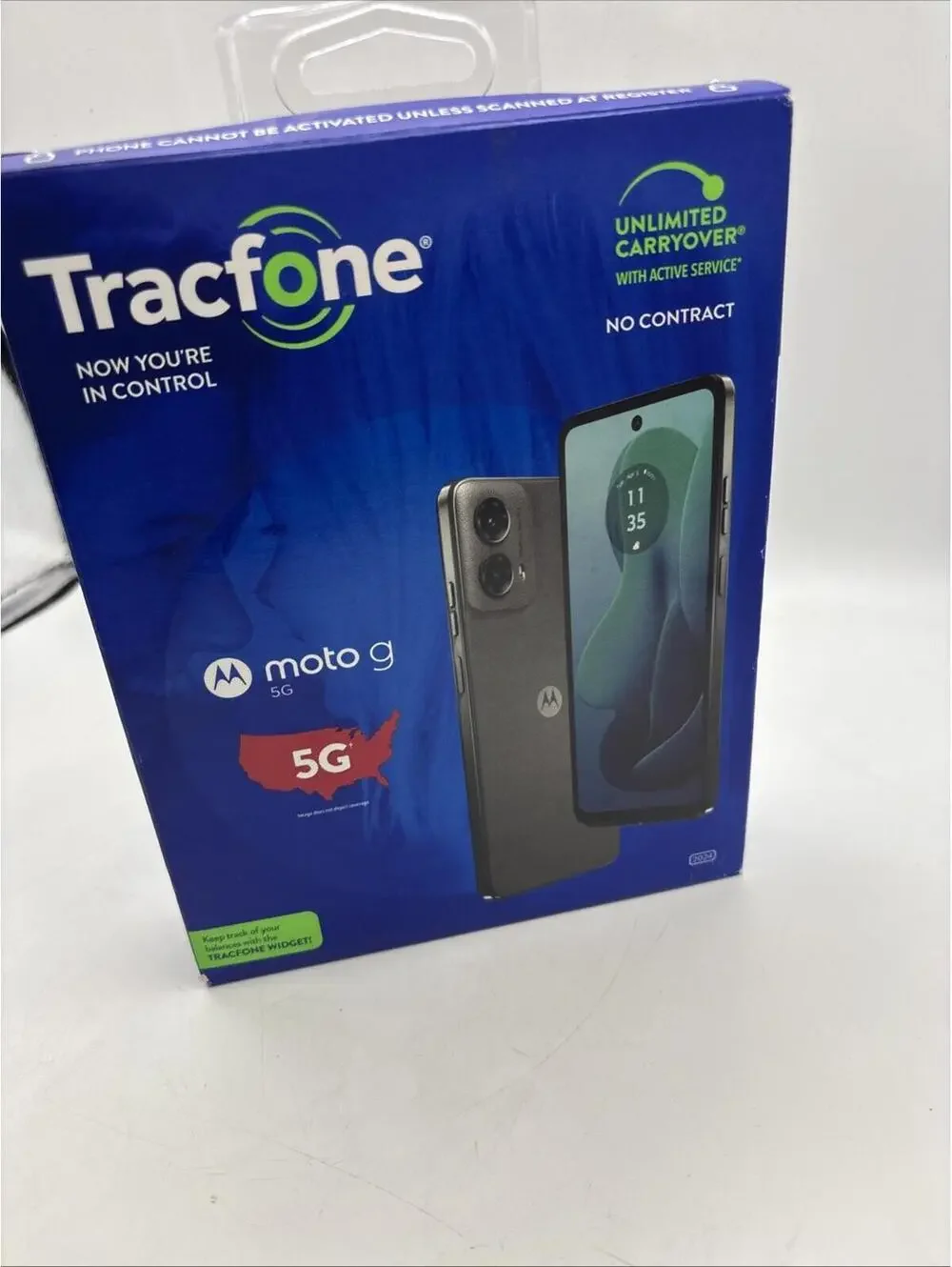 Tracfone Motorola Moto G Power 5G 2024 - 128GB forest Gray